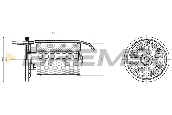 Do koszyka 1616322380 Peugeot/Citroen Filtr paliwa