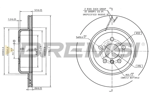 CD9042VRD Bremsi