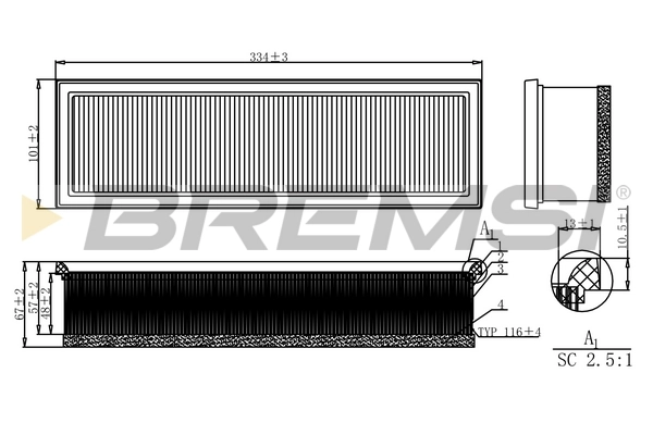 FA1160 Bremsi