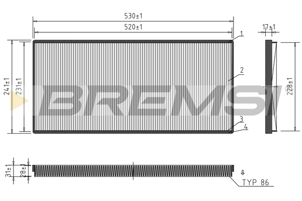 FC1326 Bremsi