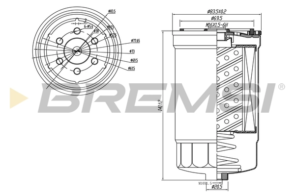 FE0827 Bremsi