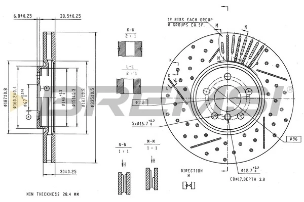 CD8925V Bremsi