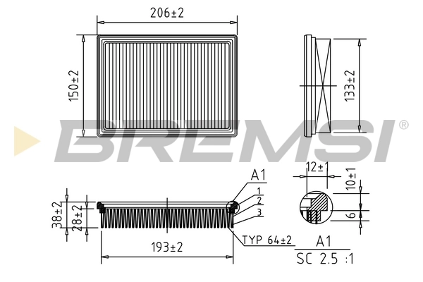 FA1407 Bremsi