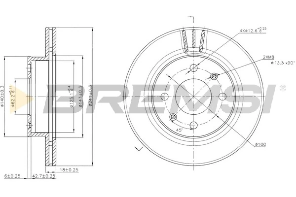 CD7268V Bremsi