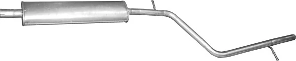 Tłumik, środkowa część 6001549414 Renault (RVI)