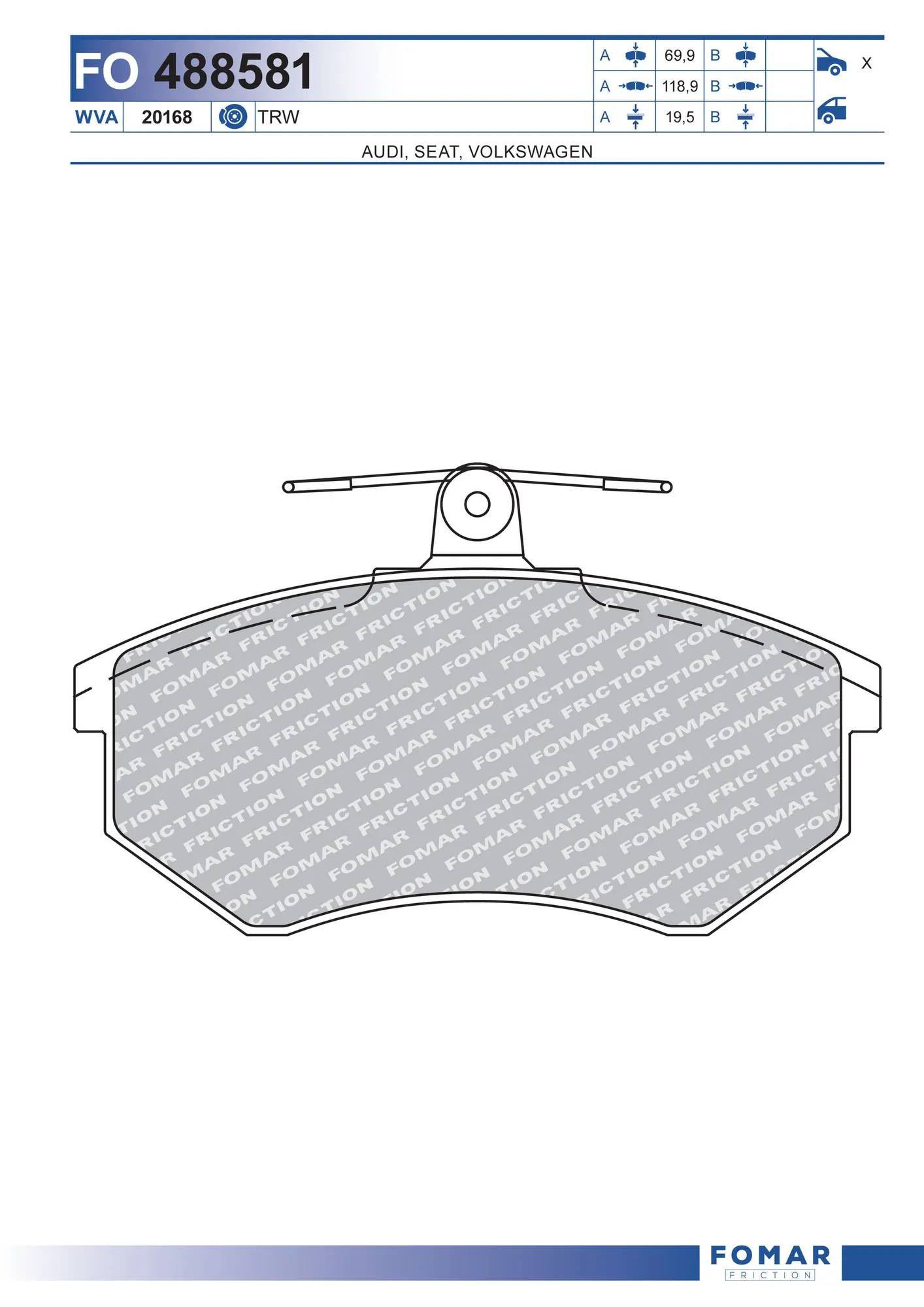 FO488581 Fomar Roulunds