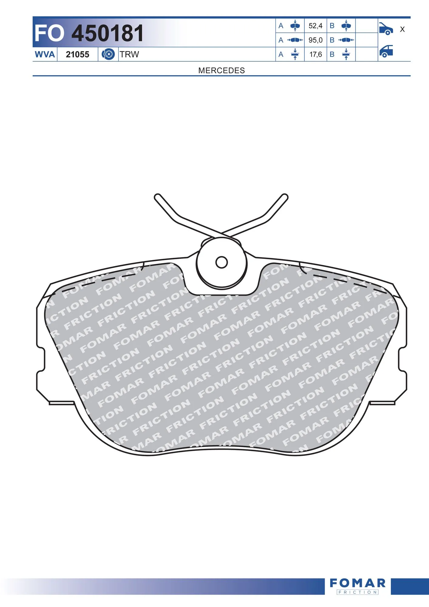 Klocki hamulcowe przednie tarczowe Saab 9000 sedana (1985 - 1998) cena, od 25,70 USD