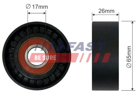  Rolka napinacza paska napędowego Fiat Albea 