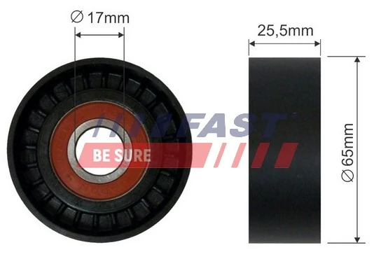 Rolka prowadząca, kierunkowa paska napędowego 51815020 Chrysler