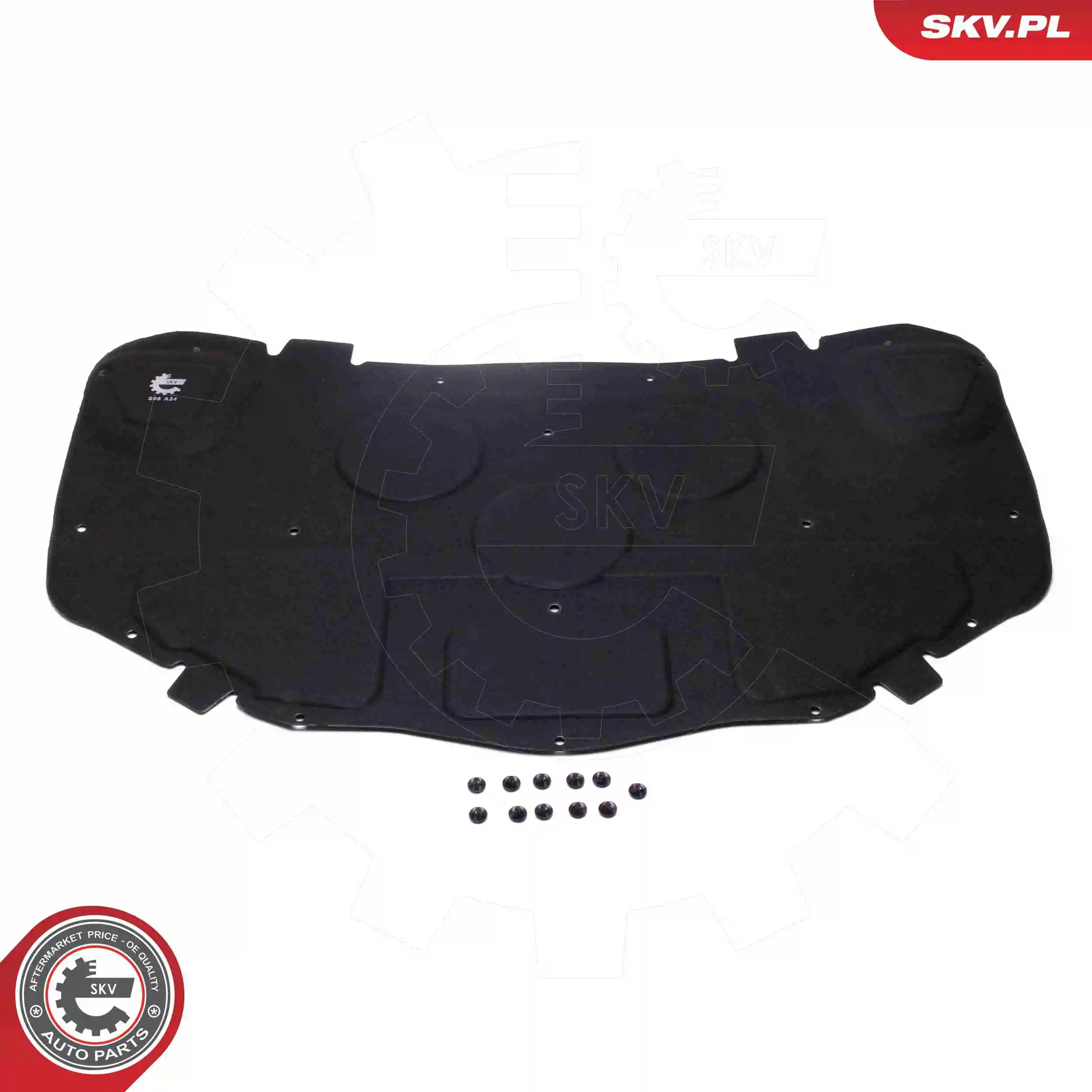 Wygluszenie maski Mercedes GLK X204