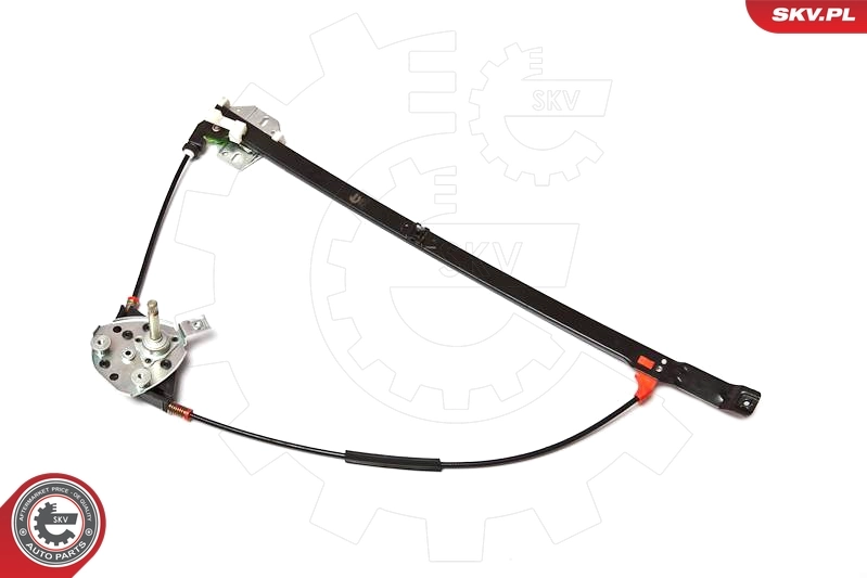  Mechanizm podnoszenia szyby drzwi przednich prawych Volkswagen Transporter 