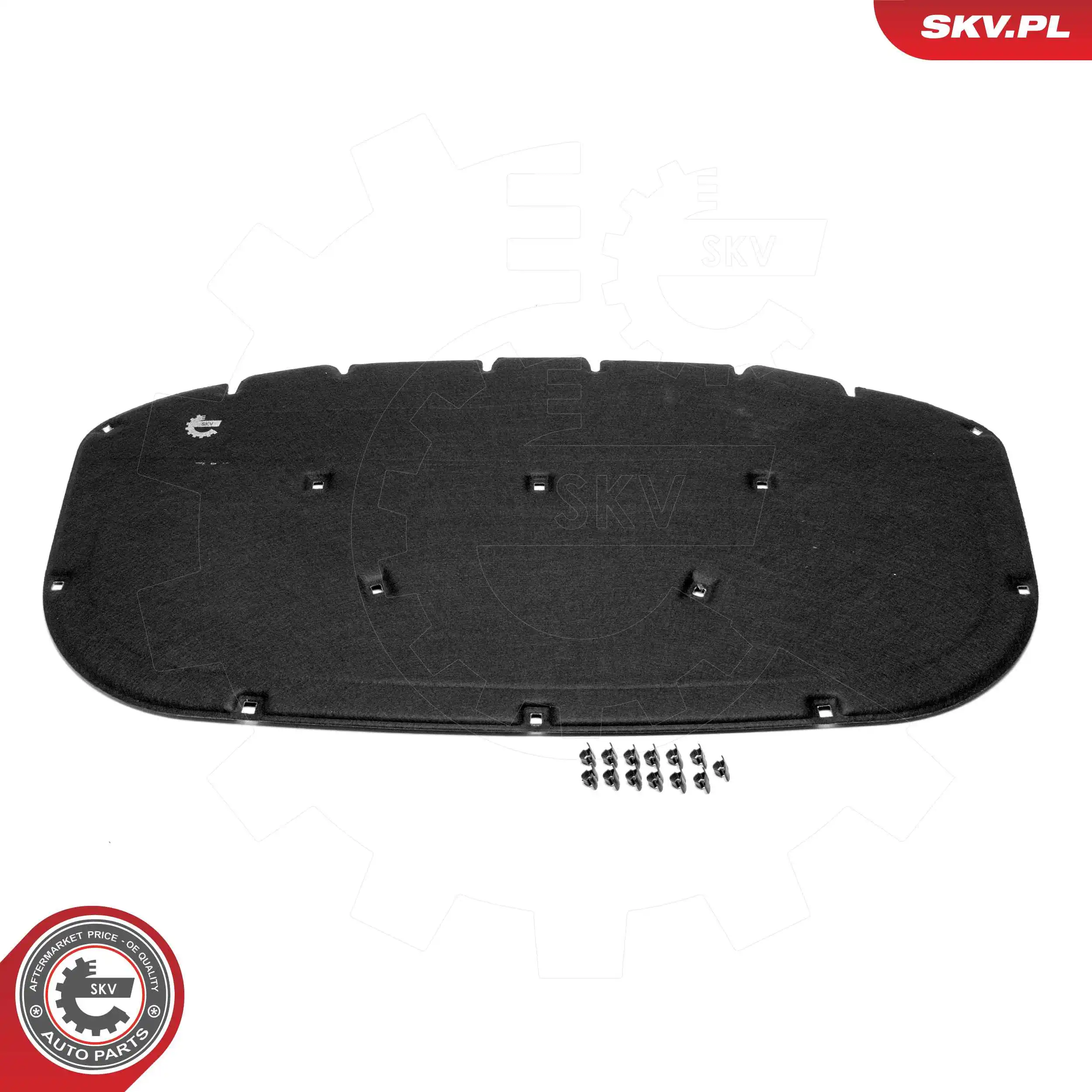 Wygluszenie maski do Volkswagen Touareg II 7P5, 7P6