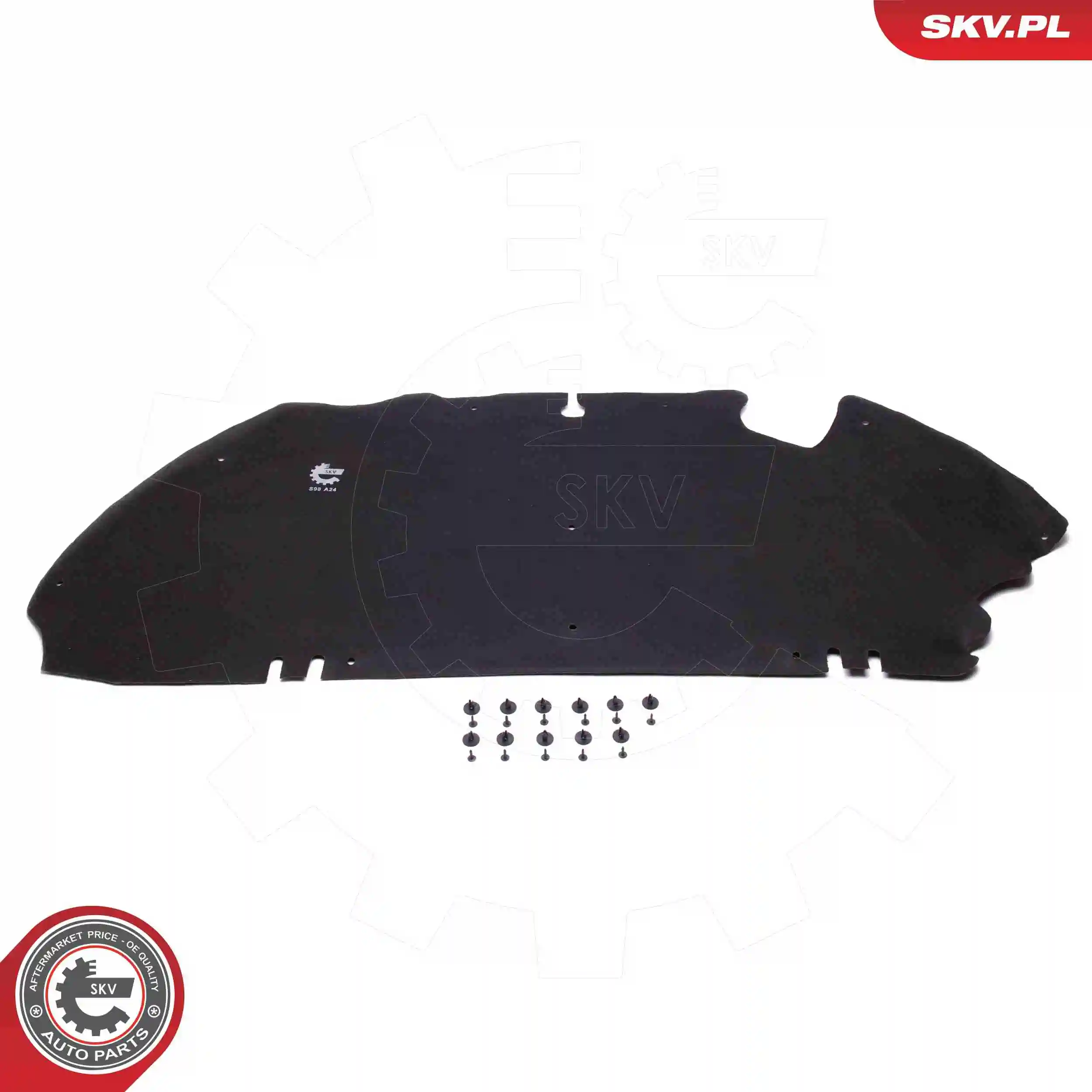 Wygluszenie maski do Citroen C4 II B7