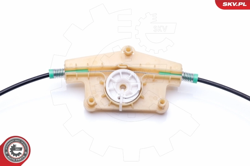 Do koszyka Mechanizm podnoszenia szyby drzwi przednich prawych Citroen C4 I LA