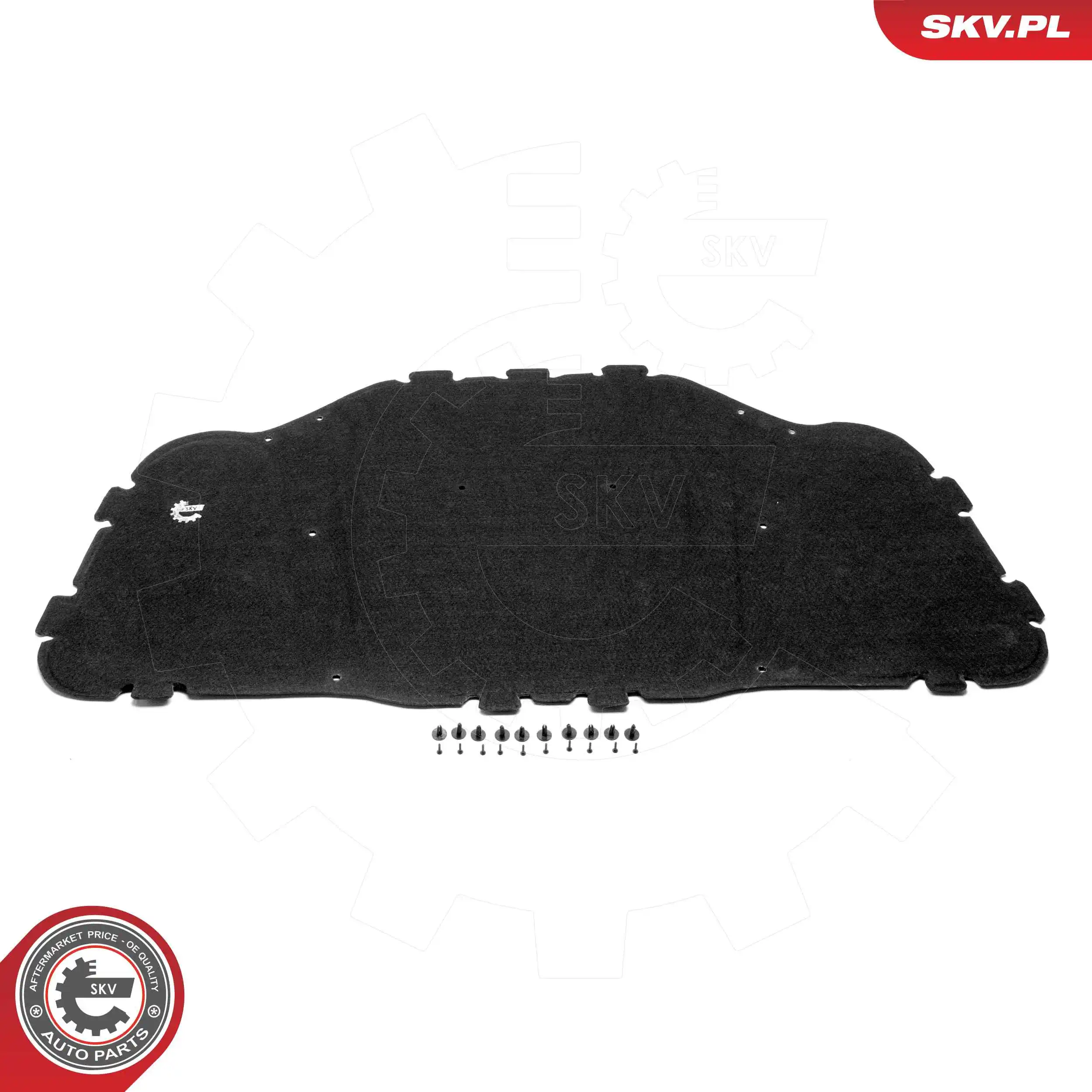 Wygluszenie maski BMW 5 E60