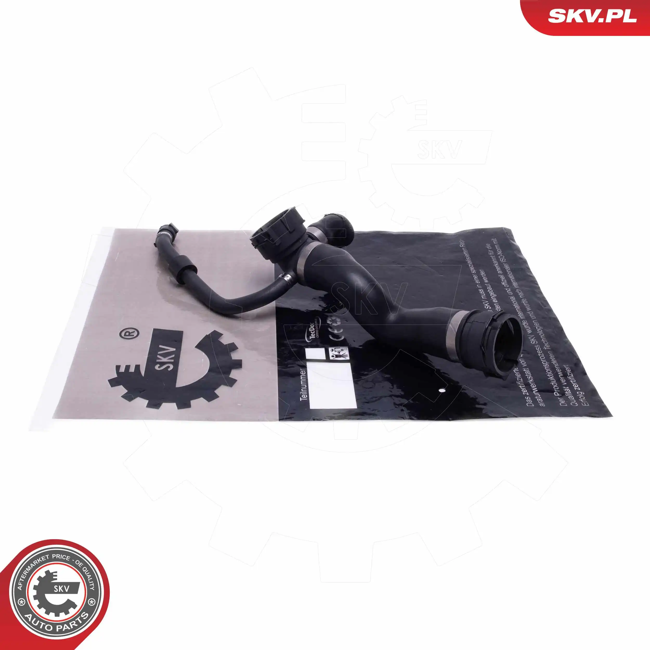 Do koszyka Przewód (króciec) chłodnicy górny BMW 7  F01, F02, F03, F04