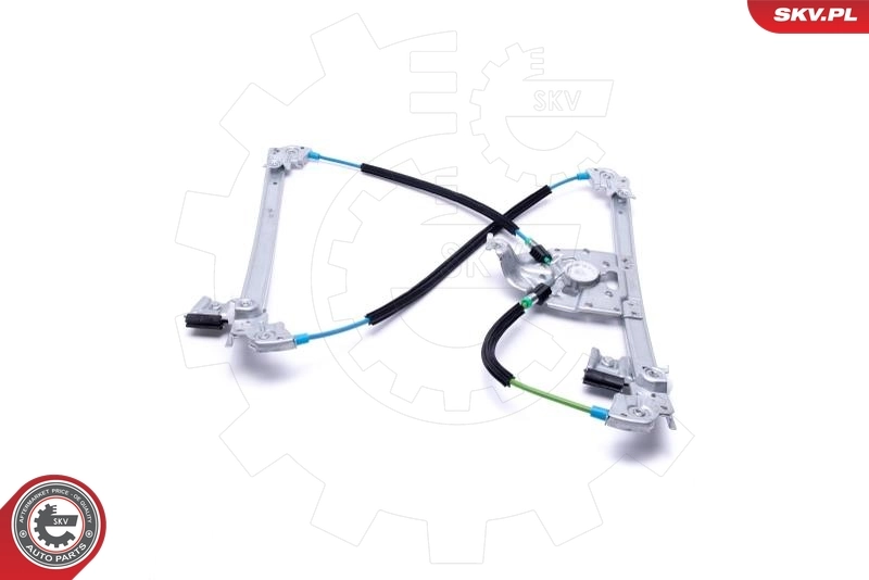 Do koszyka 5766PSG1 Polcar Mechanizm podnoszenia szyby drzwi przednich lewych
