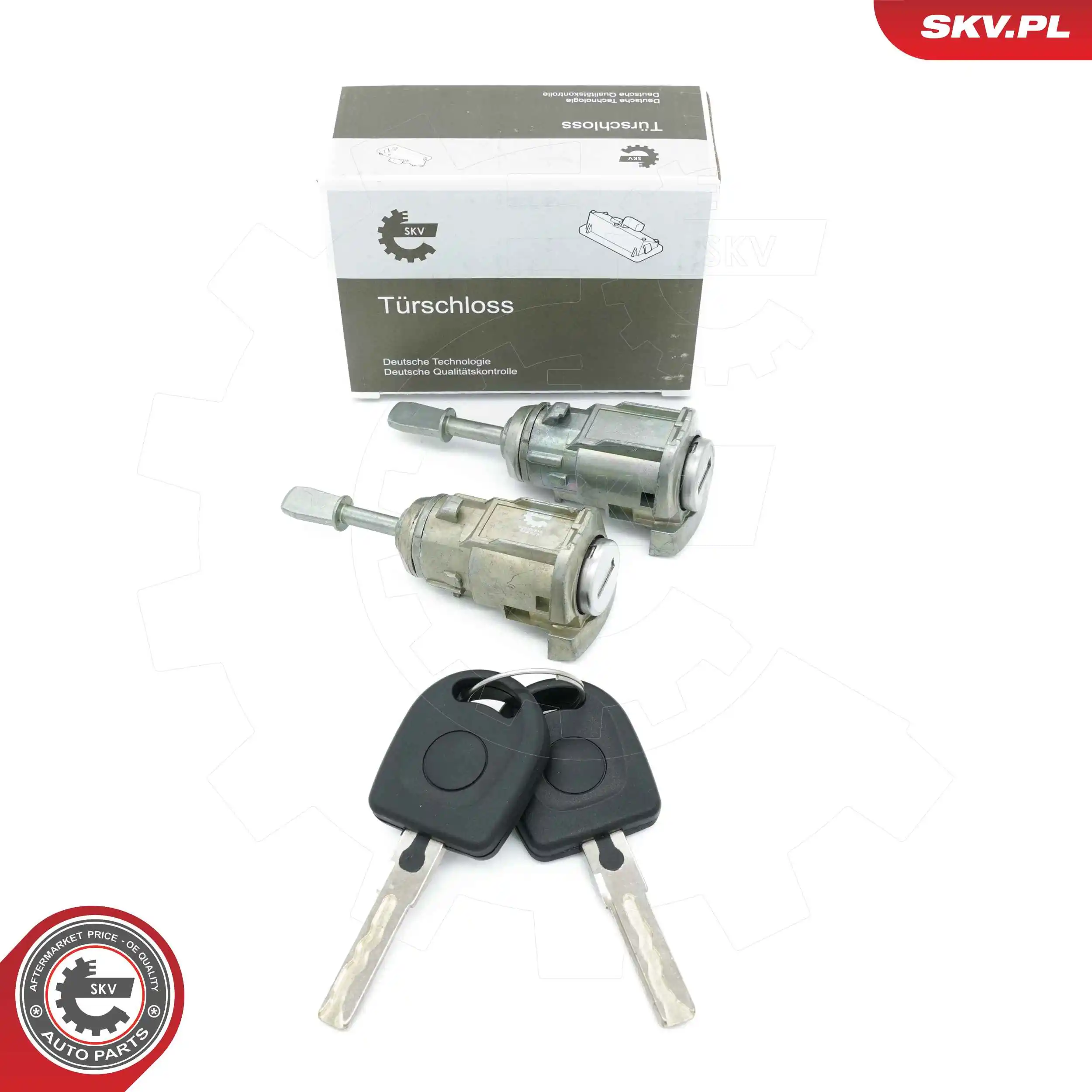 Zestaw wkładek zamków 604837167 VAG