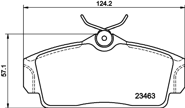 Klocki hamulcowe przednie tarczowe 1617266480 Peugeot/Citroen