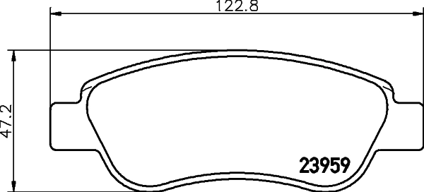 Klocki hamulcowe przednie tarczowe Toyota 044650H030 cena, od 22,60 USD