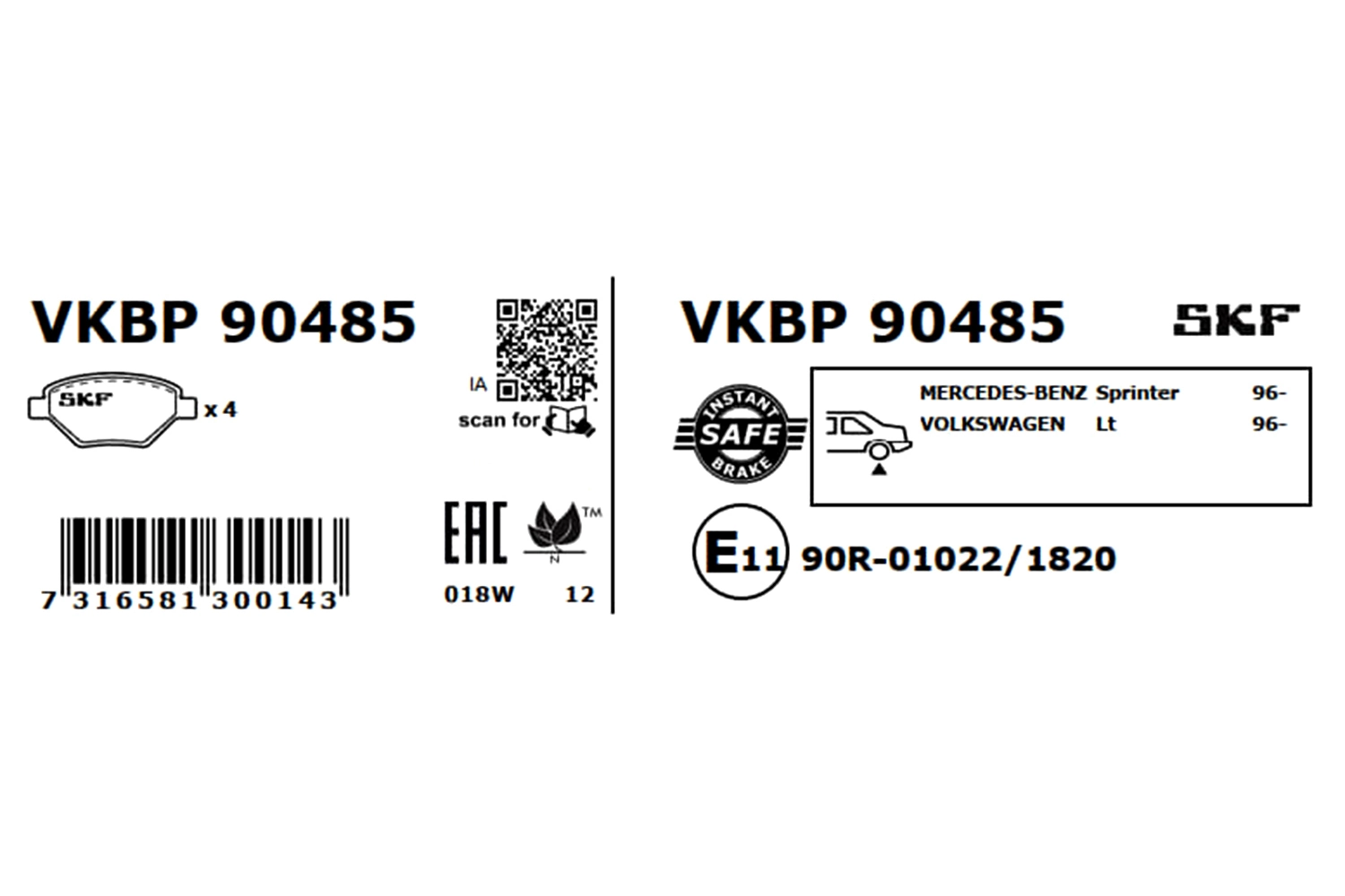VKBP90485 SKF
