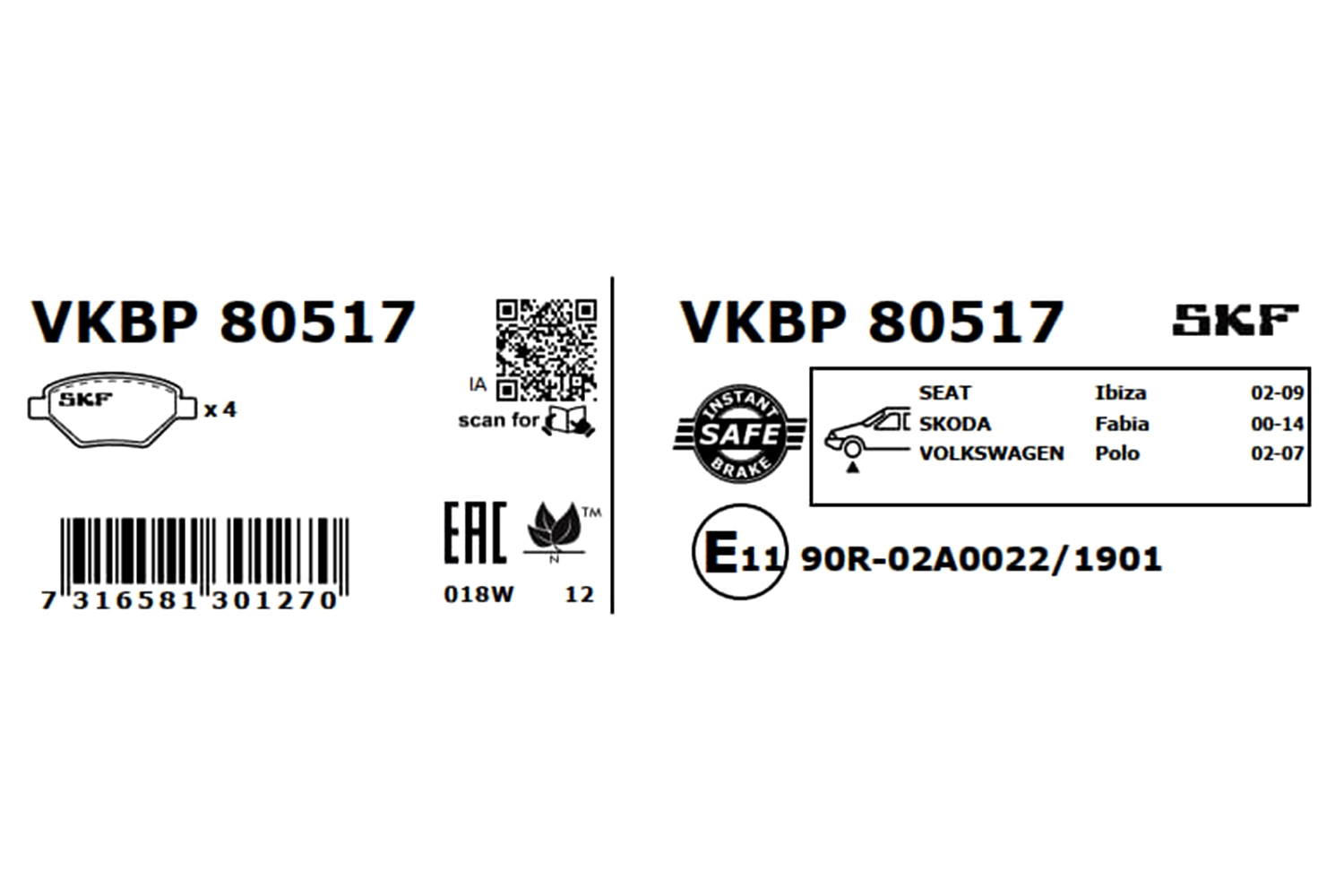 VKBP80517 SKF