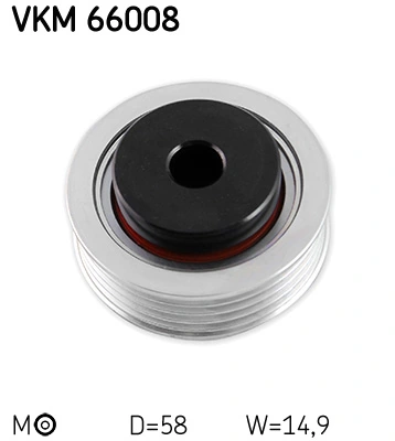 VKM66008 SKF Rolka napinacza paska napędowego