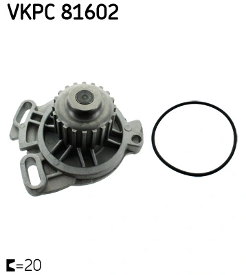 Do koszyka MPQ1191 Magneti Marelli Pompa chłodząca wodna