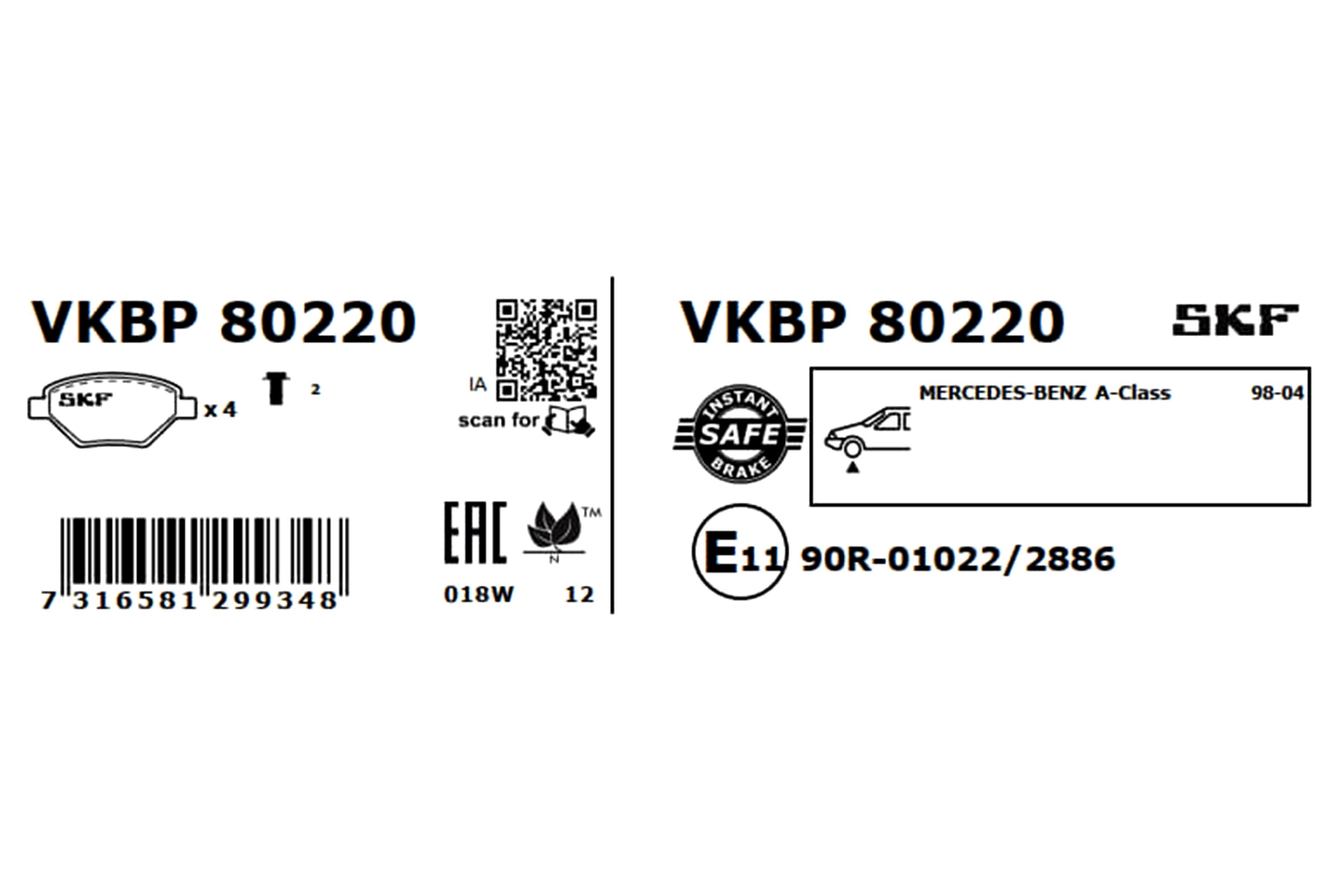 VKBP80220 SKF