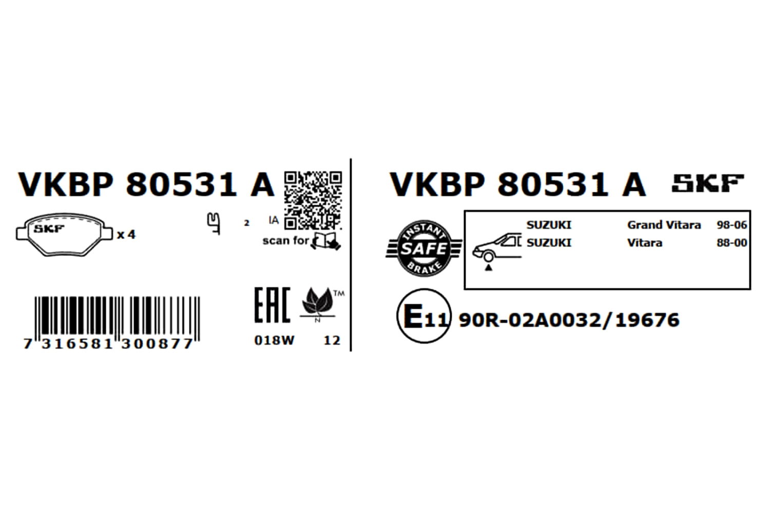 VKBP80531A SKF