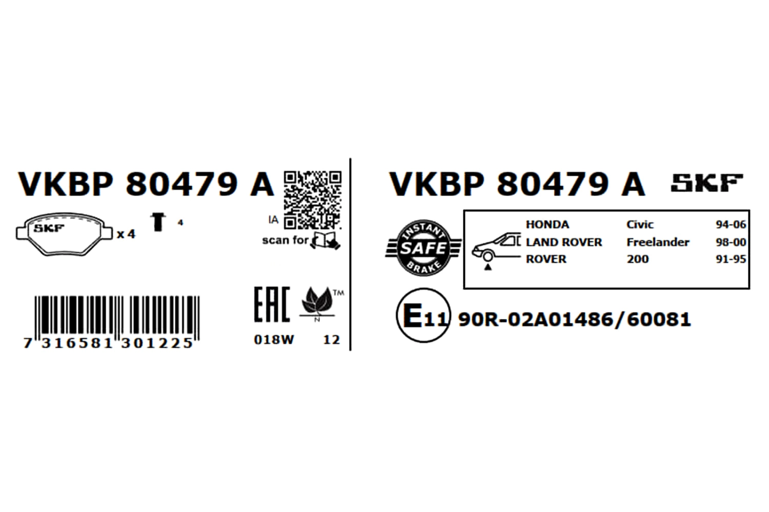 VKBP80479A SKF