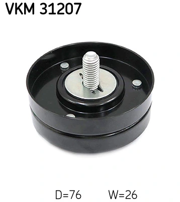 VKM31207 SKF Rolka prowadząca, kierunkowa paska napędowego