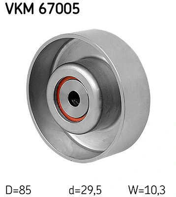 VKM67005 SKF Rolka prowadząca, kierunkowa paska napędowego