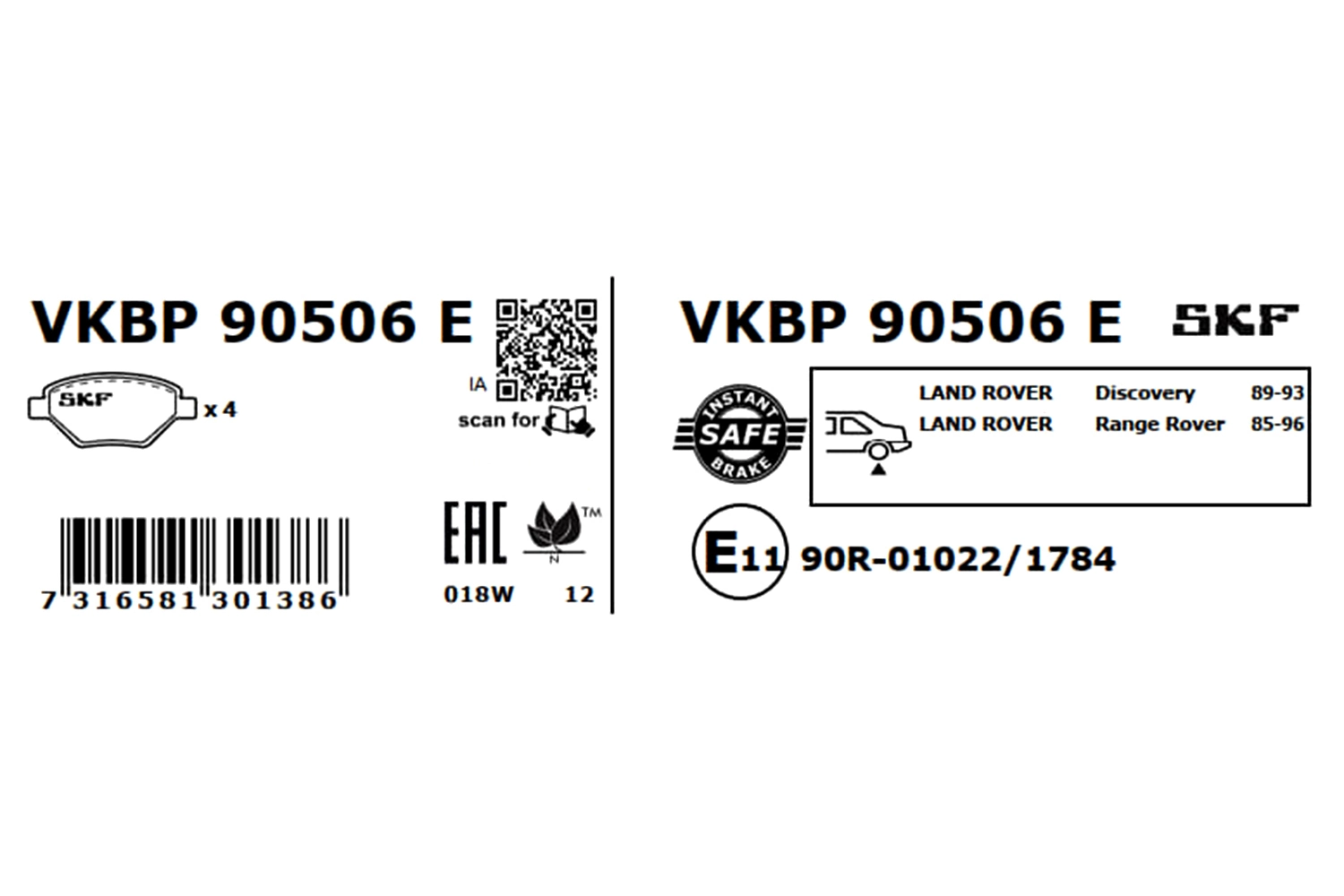VKBP90506E SKF
