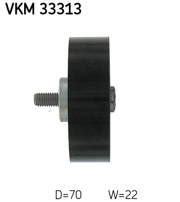 Rolka napinacza paska napędowego SKF VKM33313 cena, od 19,82 USD