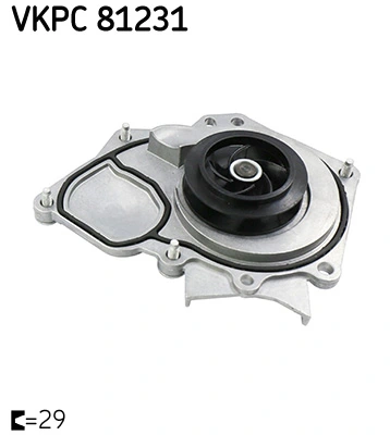 VKPC81231 SKF Pompa chłodząca wodna