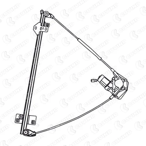 Mechanizm podnoszenia szyby drzwi przednich lewych DAF 105