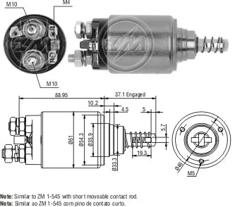 42538816 Iveco Elektromagnes rozrusznika