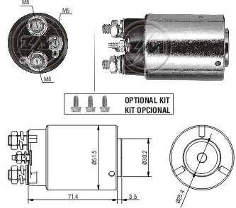 Elektromagnes rozrusznika do Chevrolet Lumina 