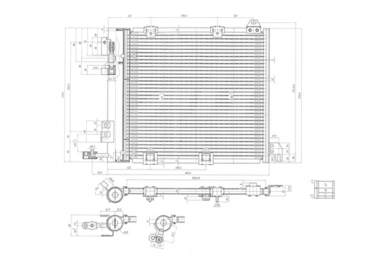 Chłodnica klimatyzacji Opel Astra G hatchback (F48, F08) (1998 - 2009) cena, od 49,44 USD