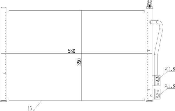 Chłodnica klimatyzacji Ford Fiesta Mk5 hatchback (JH, JD) (2001 - 2008) cena, od 93,36 USD