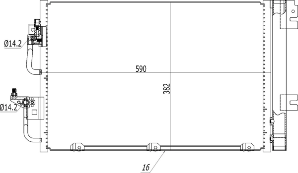 Chłodnica klimatyzacji Opel Astra H TWINTOP kabriolet (L67) (2005 - 2010) cena, od 66,49 USD