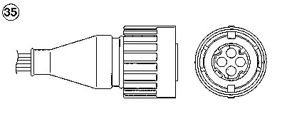 Sonda lambda, czujnik tlenu do BMW 5  E34