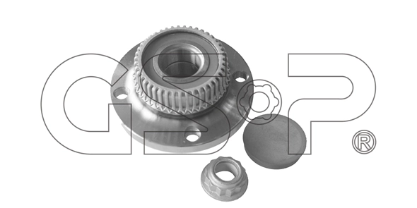 Do koszyka Piasta tylna Volkswagen Caddy II 9K9