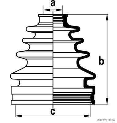 Osłona przegubu homokinetycznego półosi przedniej wewnętrzna Toyota Land Cruiser 100 SUV (J10) (1998 - 2005) cena, od 16,16 USD