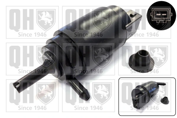 Do koszyka Pompka spryskiwacza szyby przedniej Volkswagen Transporter T4 70B, 70C, 7DB, 7DK, 70J, 70K, 7DC, 7DJ