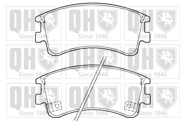  Klocki hamulcowe przednie tarczowe Mazda 6 