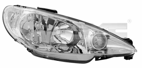 Do koszyka Reflektor lewy Peugeot 206  2D