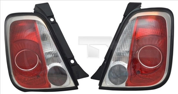 Do koszyka Lampa zespolona tylna prawa Fiat 500  312