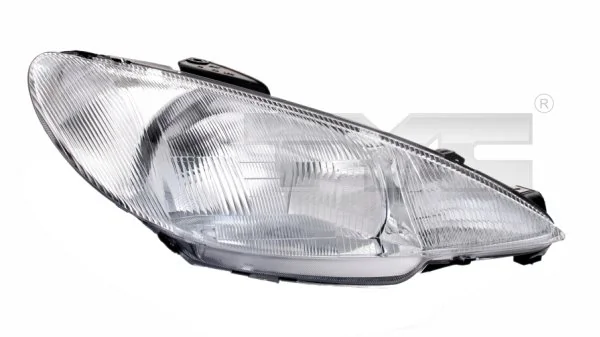 Reflektor prawy do Peugeot 206  2A/C